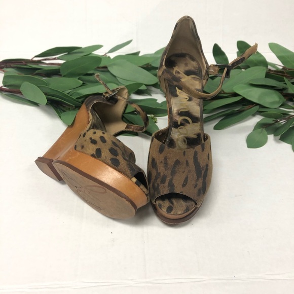 Sam Edelman | Cheetah Print Wedges - Picture 2 of 9